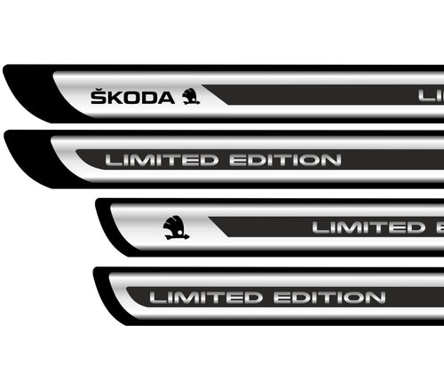 Set Protectii Praguri Crom - Skoda
