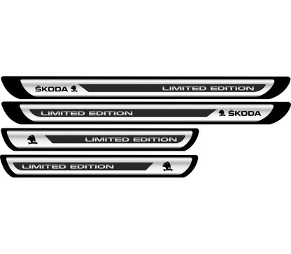 Set Protectii Praguri Crom - Skoda