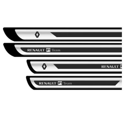 Set protectii praguri gri pentru Renault, Creative Rey® crom