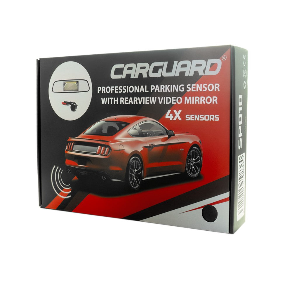 Set senzori de parcare cu camera video și ecran în oglinda retrovizoare - Carguard