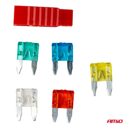 Set sigurante mini cu penseta extractie