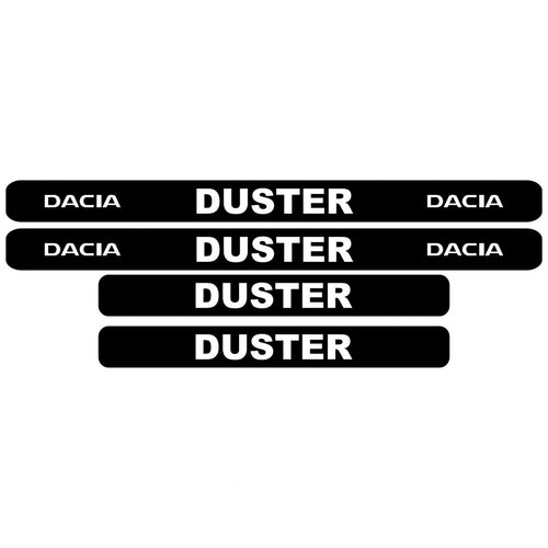 Set stickere praguri Dacia DUSTER, sticker decorativ