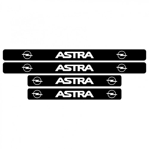 Set stickere praguri Opel Astra, sticker decorativ