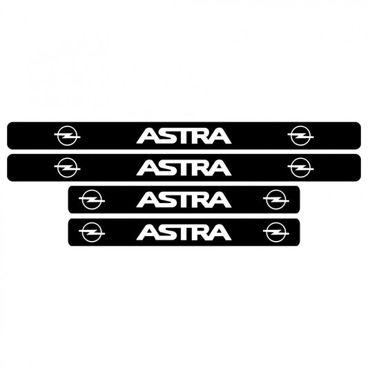 Set stickere praguri Opel Astra, sticker decorativ