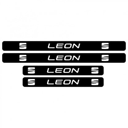 Set stickere praguri Seat Leon, sticker decorativ