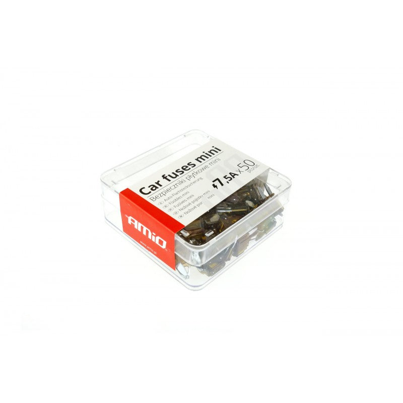 Siguranțe auto mini-cutie 50 buc. 7.5A
