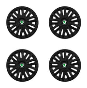 Set 4 capace roti potrivite jantelor de 15 inch compatibile SKODA, Model - 313 Black