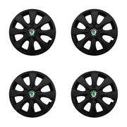 Set 4 capace roti potrivite jantelor de 15 inch compatibile SKODA, Model - 316 Black Edition