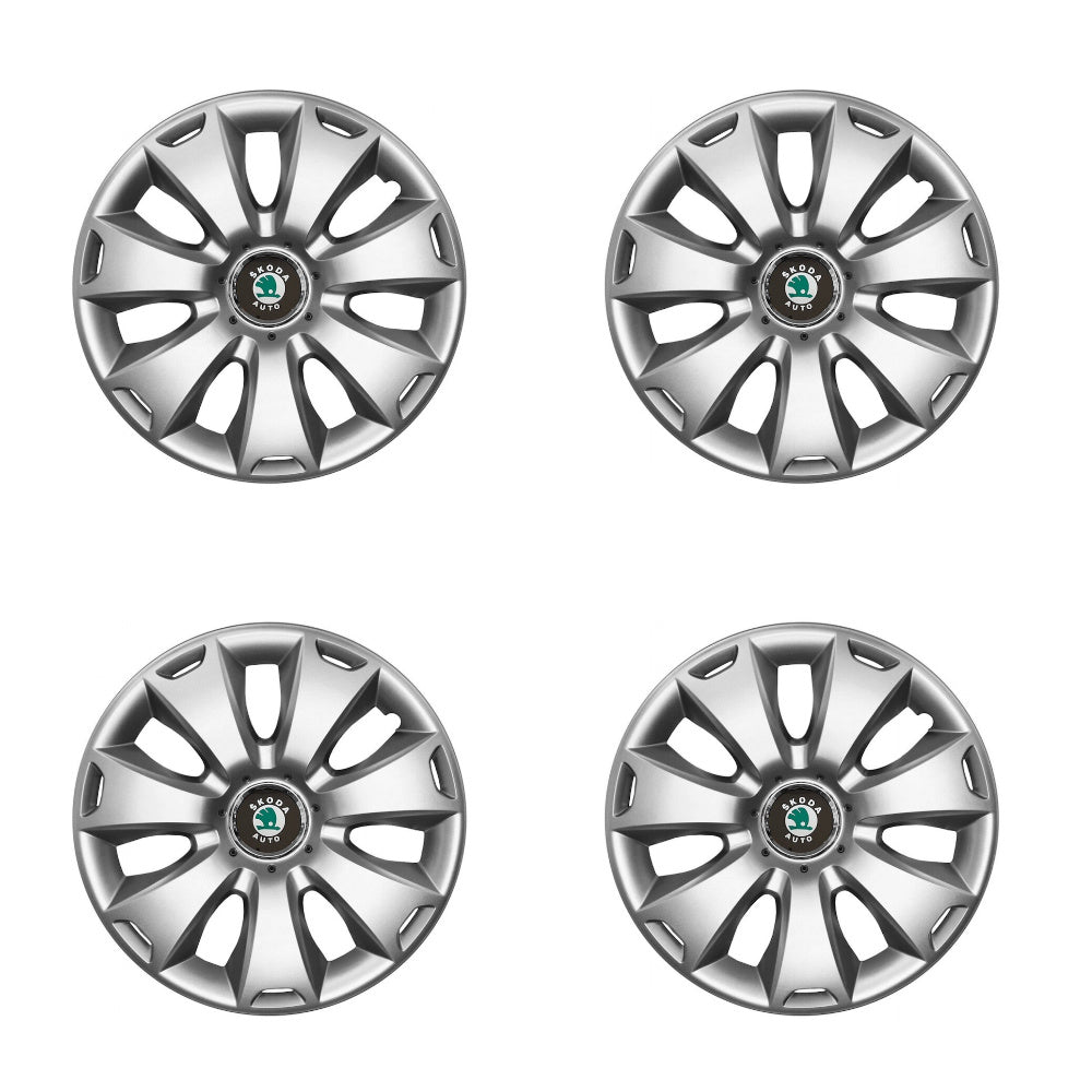 Set 4 capace roti potrivite jantelor de 15 inch compatibile SKODA Fabia ,Octavia I,II,III ,Roomster, Felicia ,Rapid ,Superb, Yeti Model-335