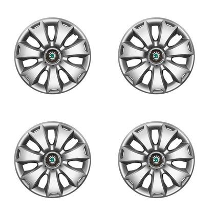 Set 4 capace roti potrivite jantelor de 15 inch compatibile SKODA Fabia ,Octavia I,II,III ,Roomster, Felicia ,Rapid ,Superb, Yeti Model-335