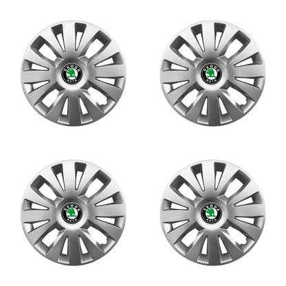 Set 4 capace roti potrivite jantelor de 15 inch compatibile gama SKODA model - 324