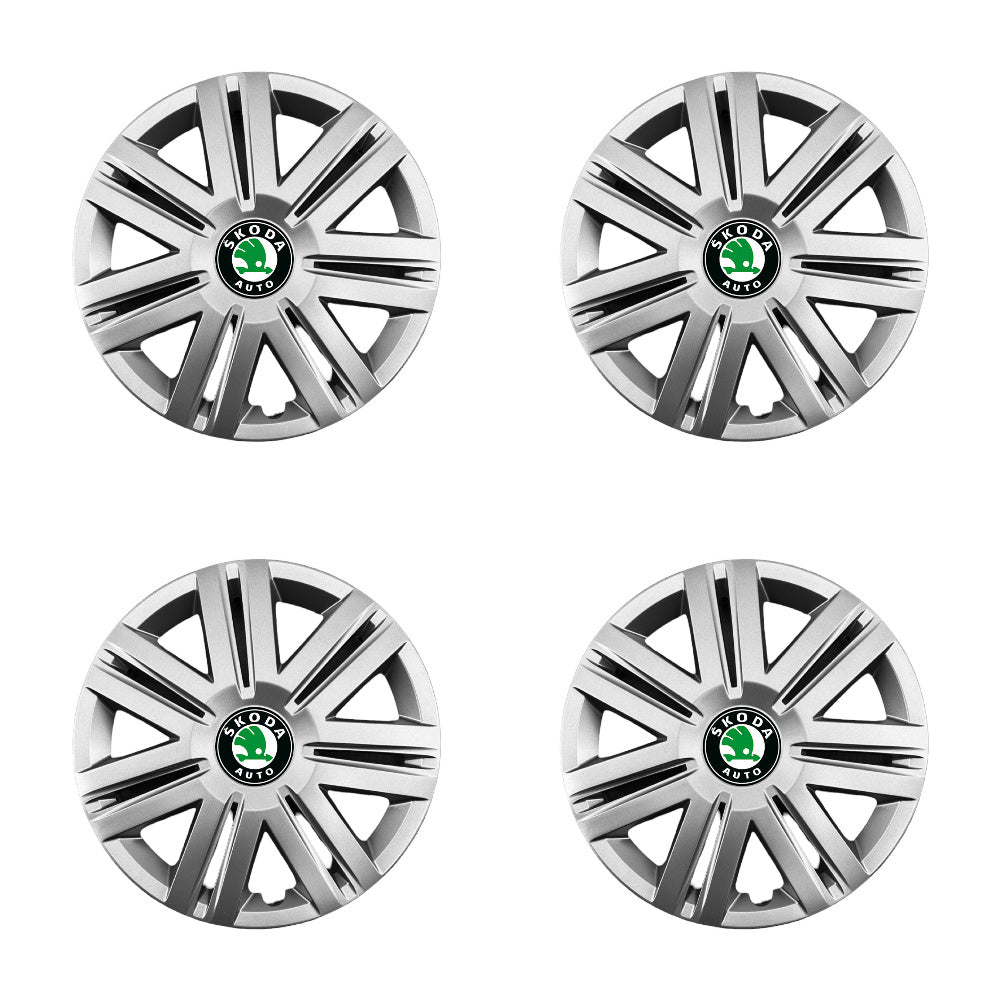 Set 4 capace roti potrivite jantelor de 14 inch compatibile Skoda, Model - 203