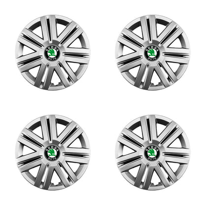 Set 4 capace roti potrivite jantelor de 14 inch compatibile Skoda, Model - 203