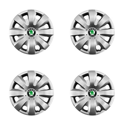 Set 4 capace roti potrivite jantelor de 15 inch compatibile gama Skoda, model - 321
