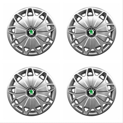 Set 4 capace roti potrivite jantelor de 16 inch compatibile gama Skoda model - 419