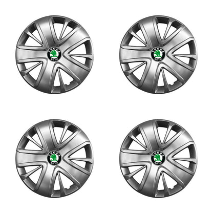 Set 4 capace roti potrivite jantelor de 16 inch compatibile gama SKODA model - 428