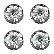 Set 4 capace roti potrivite jantelor de 16 inch compatibile gama SKODA model - 428