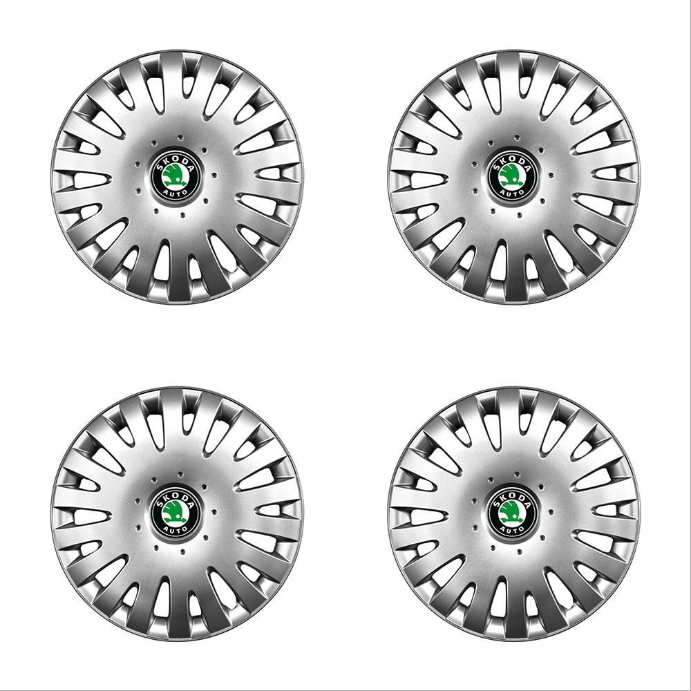 Set 4 capace roti potrivite jantelor de 16 inch compatibile gama SKODA model - 403