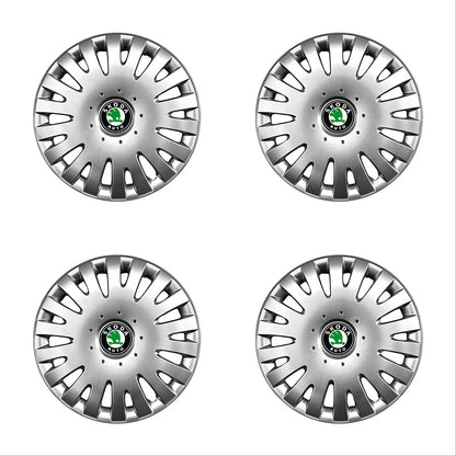 Set 4 capace roti potrivite jantelor de 16 inch compatibile gama SKODA model - 403