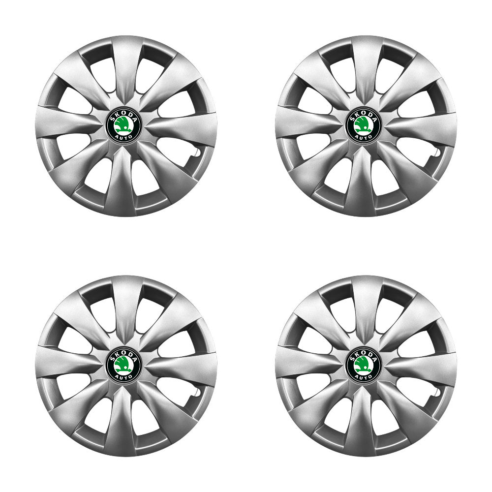 Set 4 capace roti potrivite jantelor de 15 inch compatibile SKODA Fabia ,Octavia I,II,III ,Roomster, Felicia ,Rapid ,Superb, Yeti Model-316