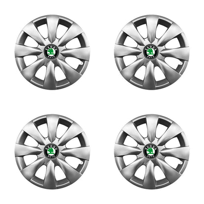Set 4 capace roti potrivite jantelor de 15 inch compatibile SKODA Fabia ,Octavia I,II,III ,Roomster, Felicia ,Rapid ,Superb, Yeti Model-316