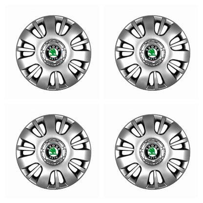 Set 4 capace roti potrivite jantelor de 16 inch compatibile gama SKODA model - 407