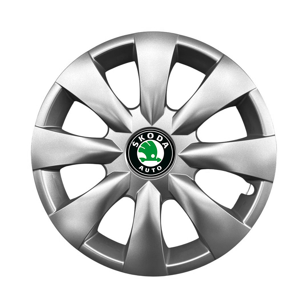 Set 4 capace roti potrivite jantelor de 15 inch compatibile SKODA Fabia ,Octavia I,II,III ,Roomster, Felicia ,Rapid ,Superb, Yeti Model-316