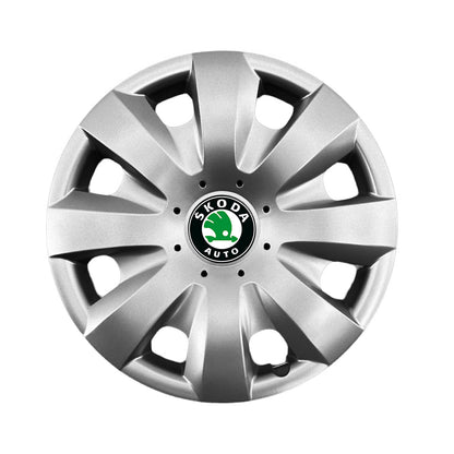 Set 4 capace roti potrivite jantelor de 15 inch compatibile gama Skoda, model - 321