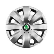 Set 4 capace roti potrivite jantelor de 15 inch compatibile gama Skoda, model - 321