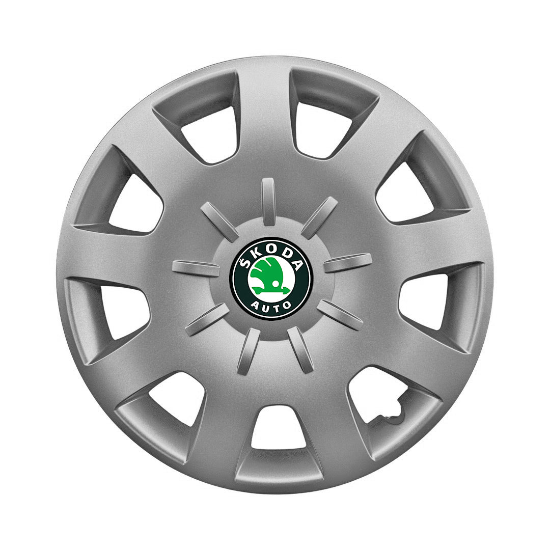 Set 4 capace roti potrivite jantelor de 15 inch compatibile gama SKODA model - 314