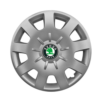 Set 4 capace roti potrivite jantelor de 15 inch compatibile gama SKODA model - 314