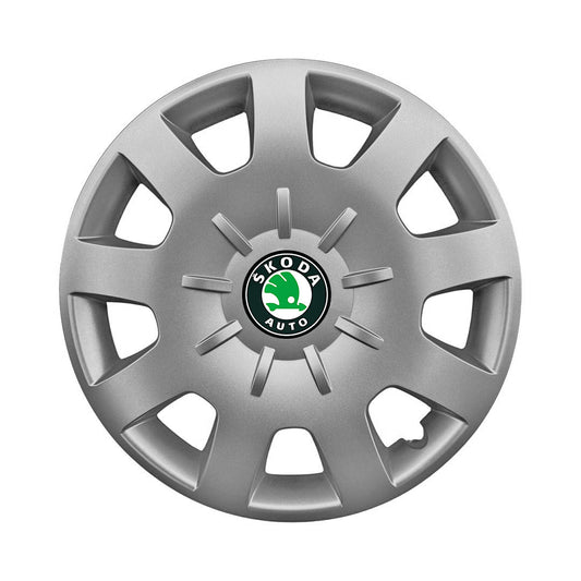 Set 4 capace roti potrivite jantelor de 15 inch compatibile gama SKODA model - 314