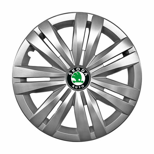 Set 4 capace roti potrivite jantelor de 16 inch compatibile gama Skoda model - 427