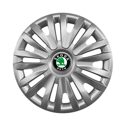 Set 4 capace roti potrivite jantelor de 14 inch compatibile SKODA Fabia, Octavia I, II, III, Roomster, Felicia, Rapid, Superb, Yeti Model-217