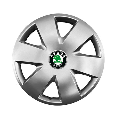 Set 4 capace roti potrivite jantelor de 15 inch compatibile Skoda, Model - 308