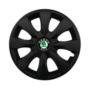 Set 4 capace roti potrivite jantelor de 15 inch compatibile SKODA, Model - 316 Black Edition