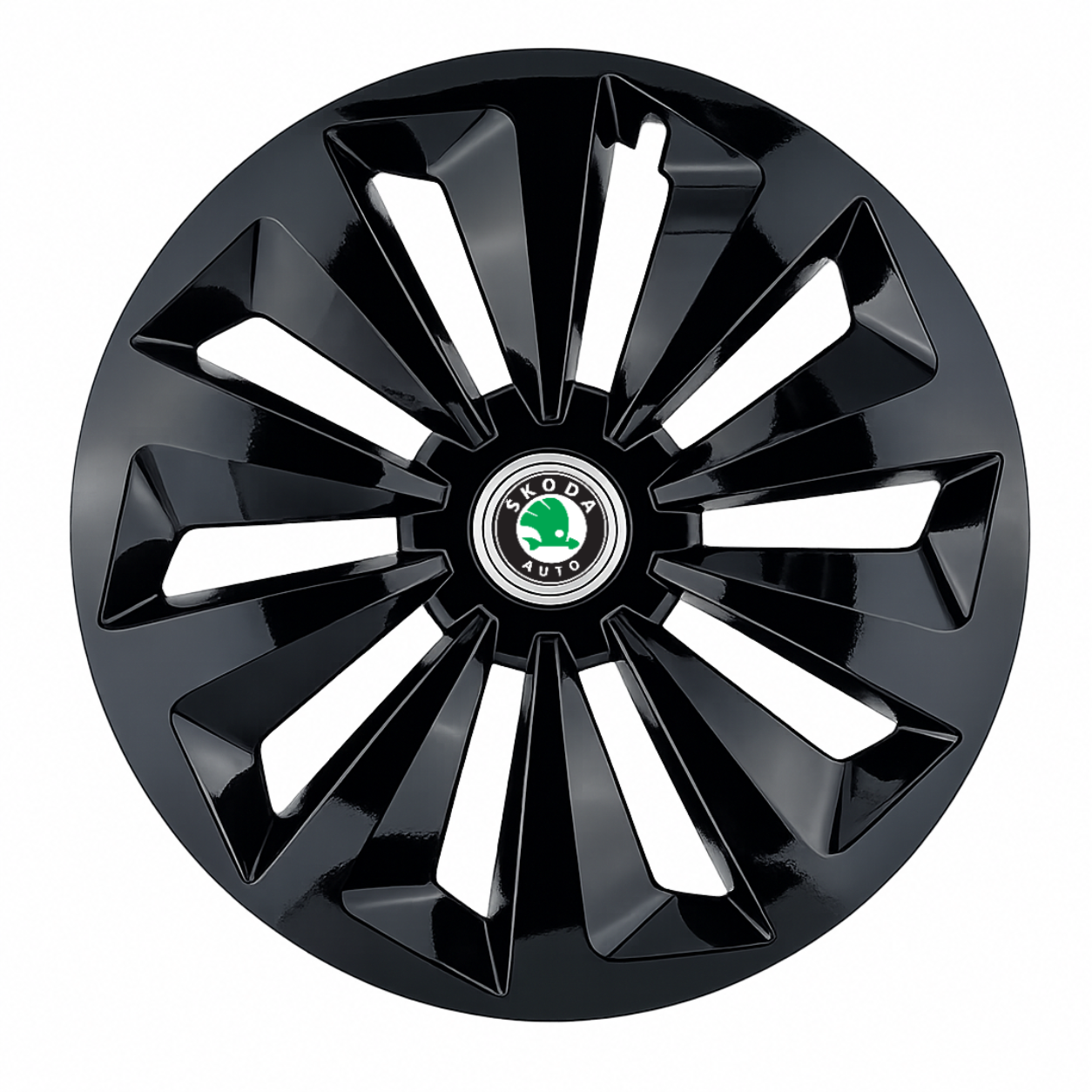 Set 4 capace roti Fox negru R14 Compatibil Cu Skoda