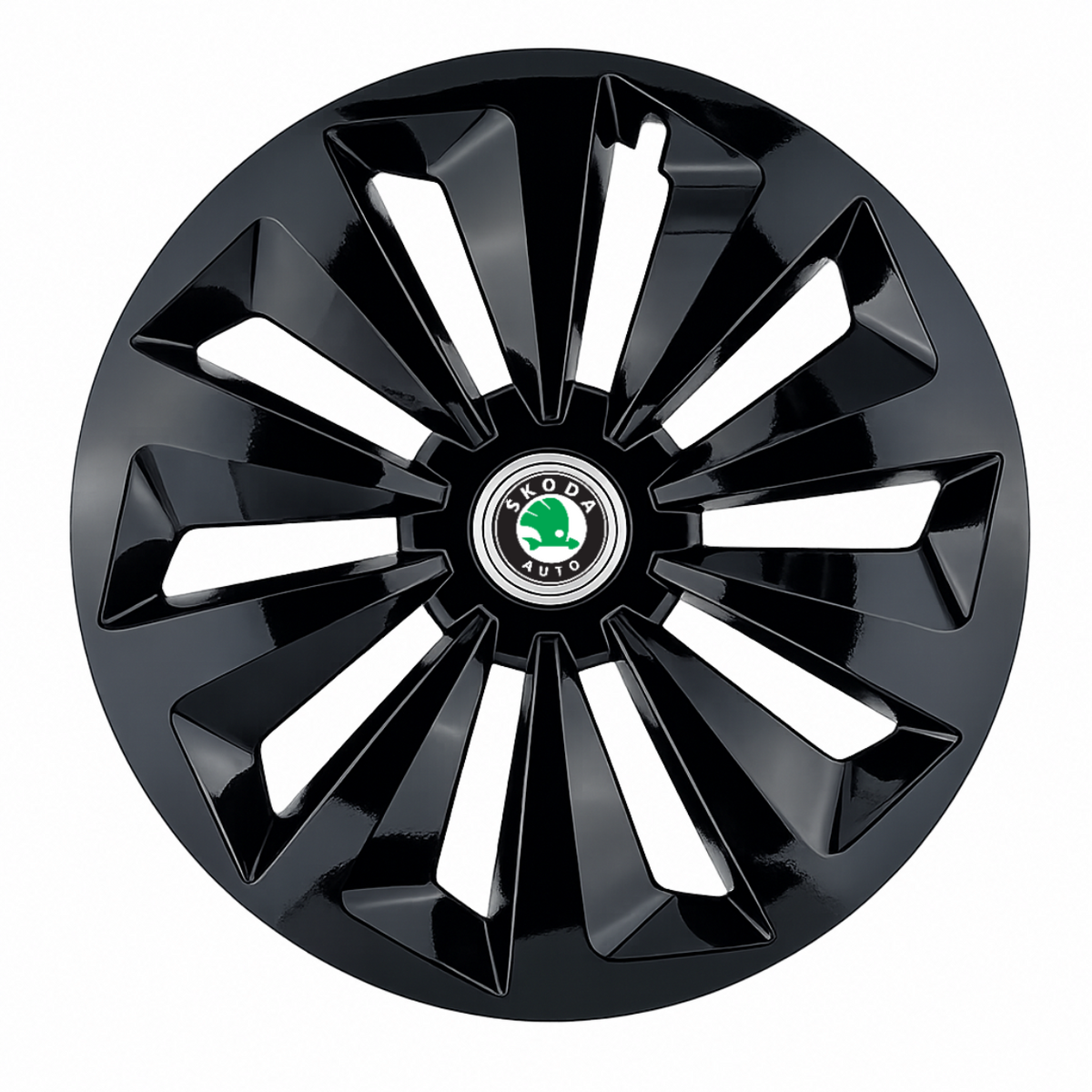 Set 4 capace roti Fox negru R14 Compatibil Cu Skoda