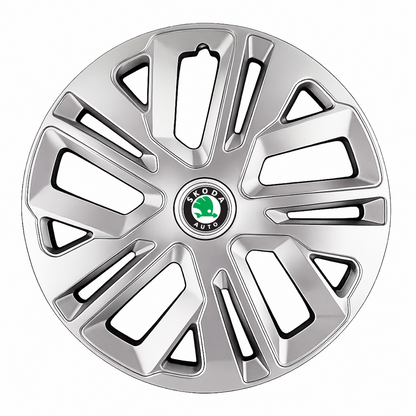 Set 4 Capace Roti 16 inchi (R16) Raven Gri, Compatibile Cu Skoda