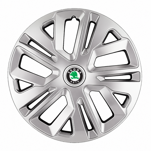 Set 4 Capace Roti 16 inchi (R16) Raven Gri, Compatibile Cu Skoda