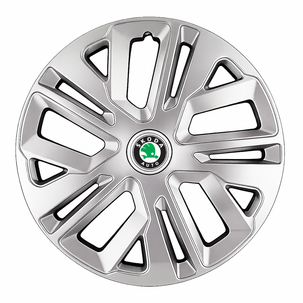 Set 4 Capace Roti 14 inchi (R14) Raven Gri, Compatibile Cu Skoda