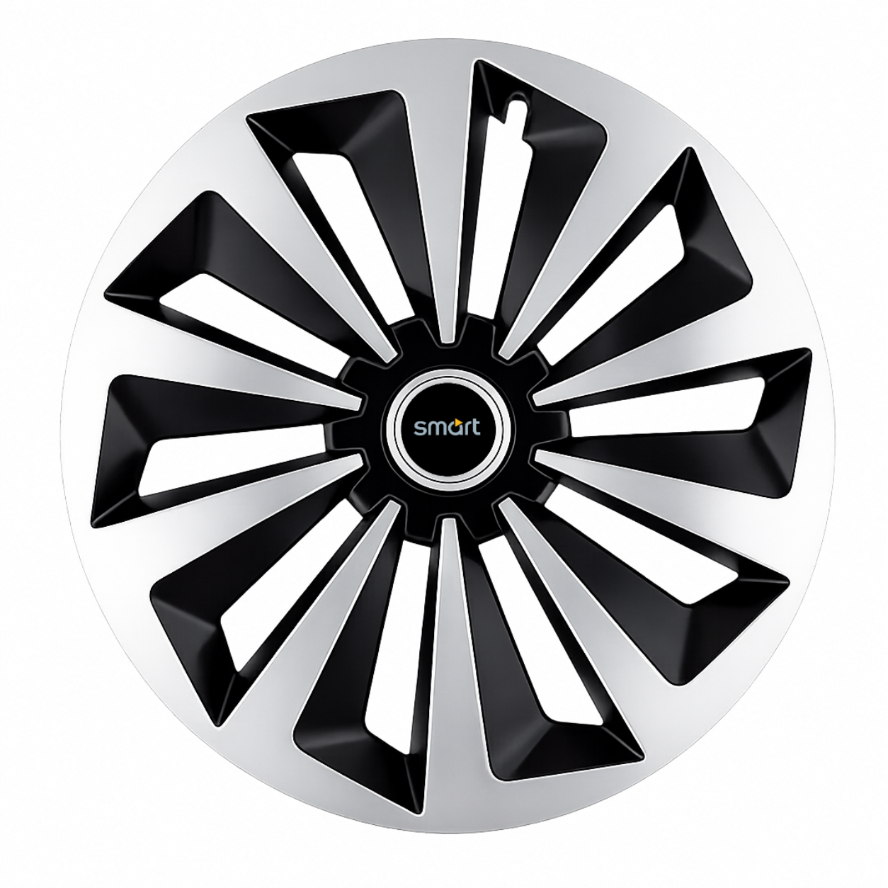 Set 4 capace roti Fox Gri-Negru R16 Compatibil Cu Smart