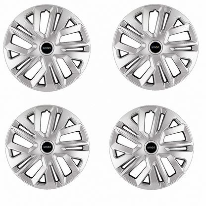 Set 4 Capace Roti 15 inchi (R15) Raven Gri, Compatibile Cu SMART