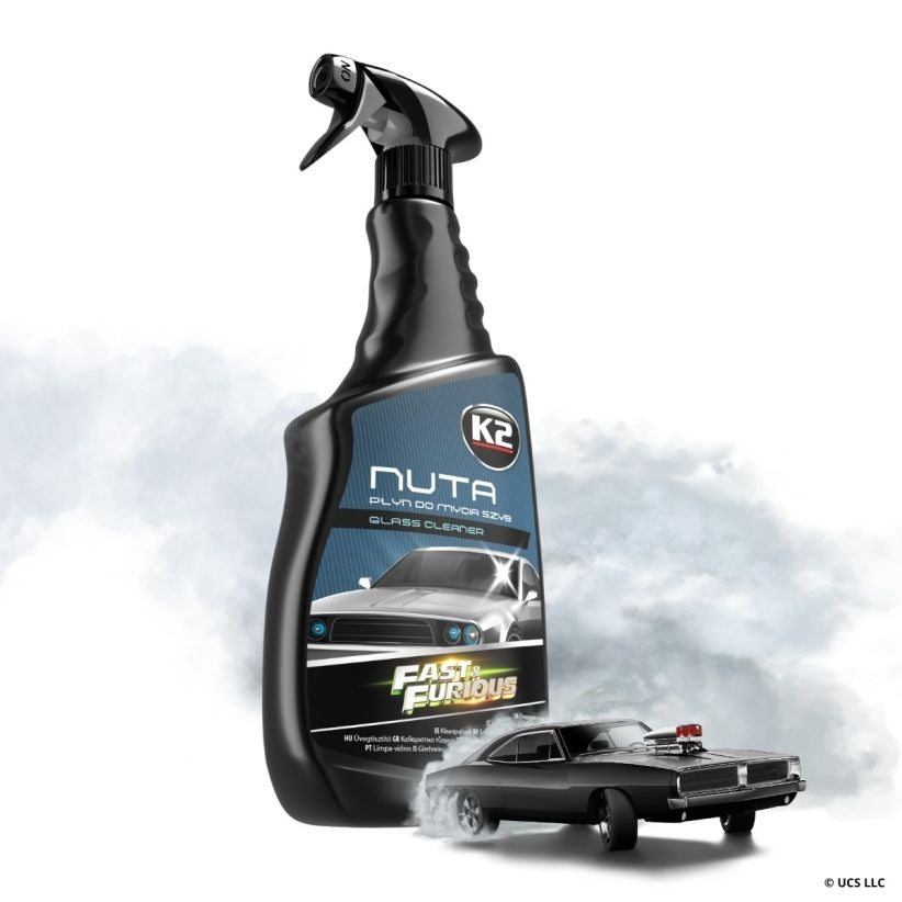 Solutie Curatare Geamuri si Suprafete din Sticla K2 Nuta Editie Fast & Furious 750 ML