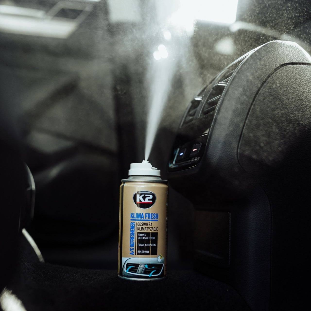 Spray Curatare si Igienizare Instalatie Aer Conditionat K2 Klima Fresh 150 ML - Aroma Lamaie