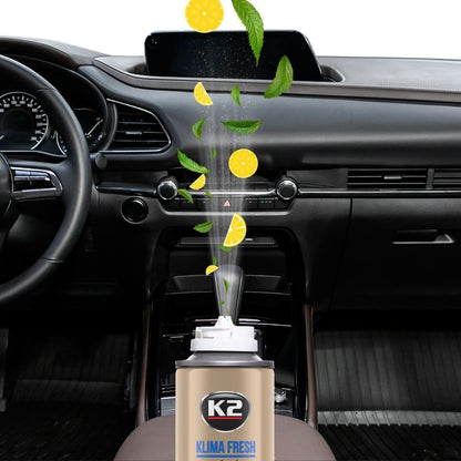 Spray Curatare si Igienizare Instalatie Aer Conditionat K2 Klima Fresh 150 ML - Aroma Lamaie