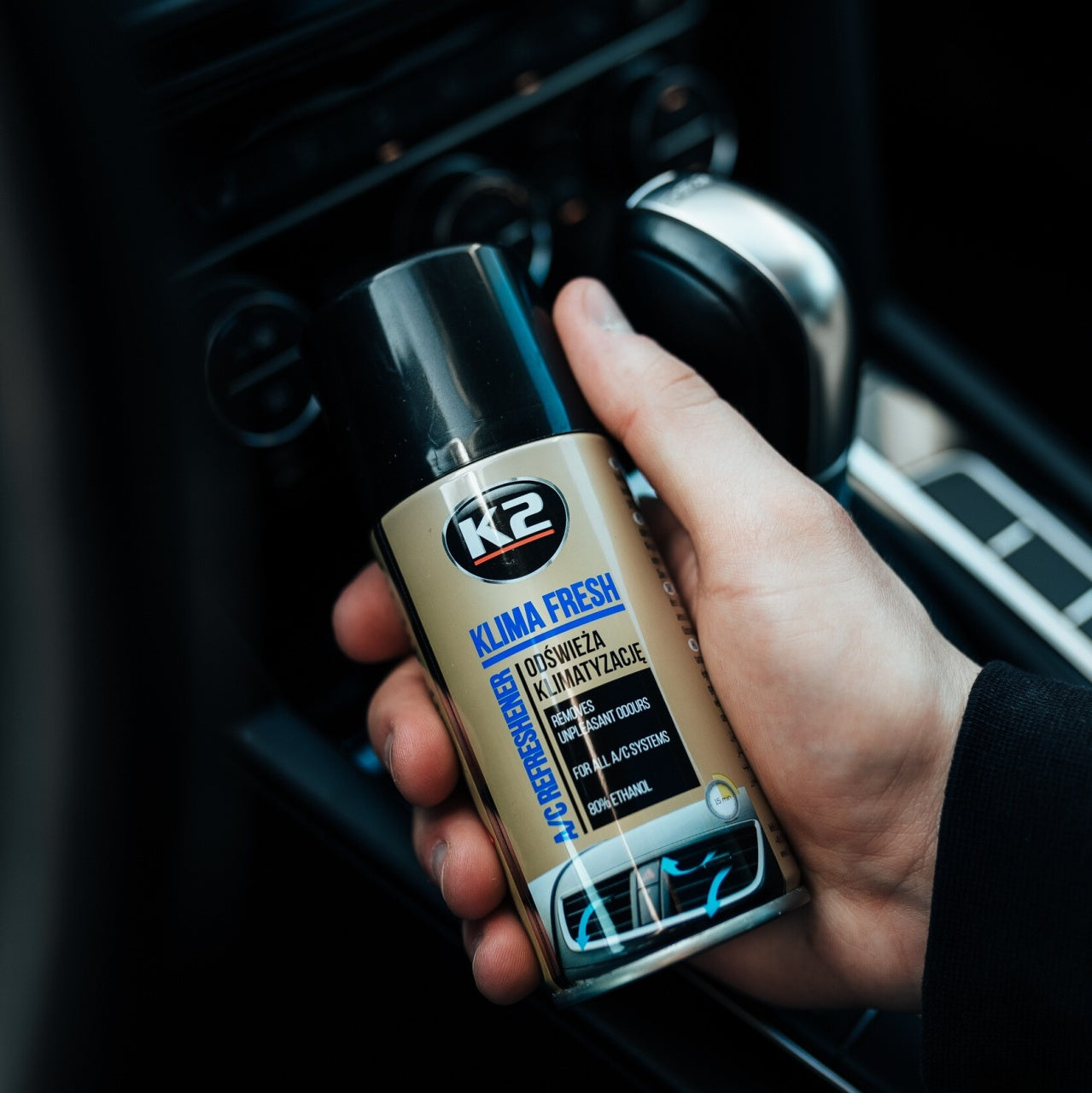 Spray Curatare si Igienizare Instalatie Aer Conditionat K2 Klima Fresh 150 ML - Aroma New Car