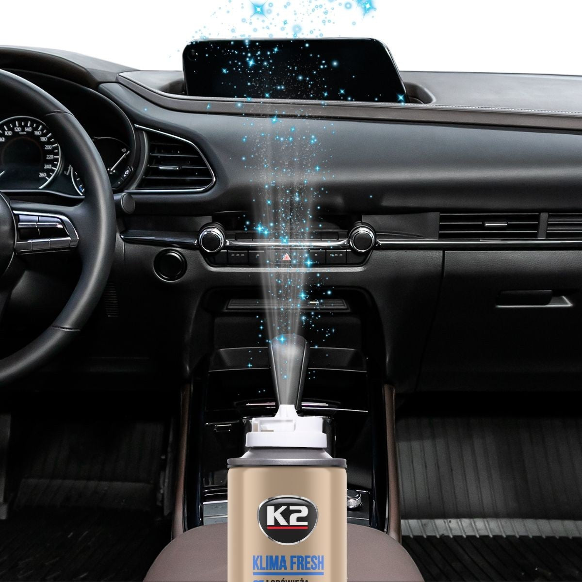 Spray Curatare si Igienizare Instalatie Aer Conditionat K2 Klima Fresh 150 ML - Aroma New Car