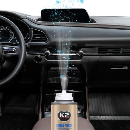 Spray Curatare si Igienizare Instalatie Aer Conditionat K2 Klima Fresh 150 ML - Aroma New Car