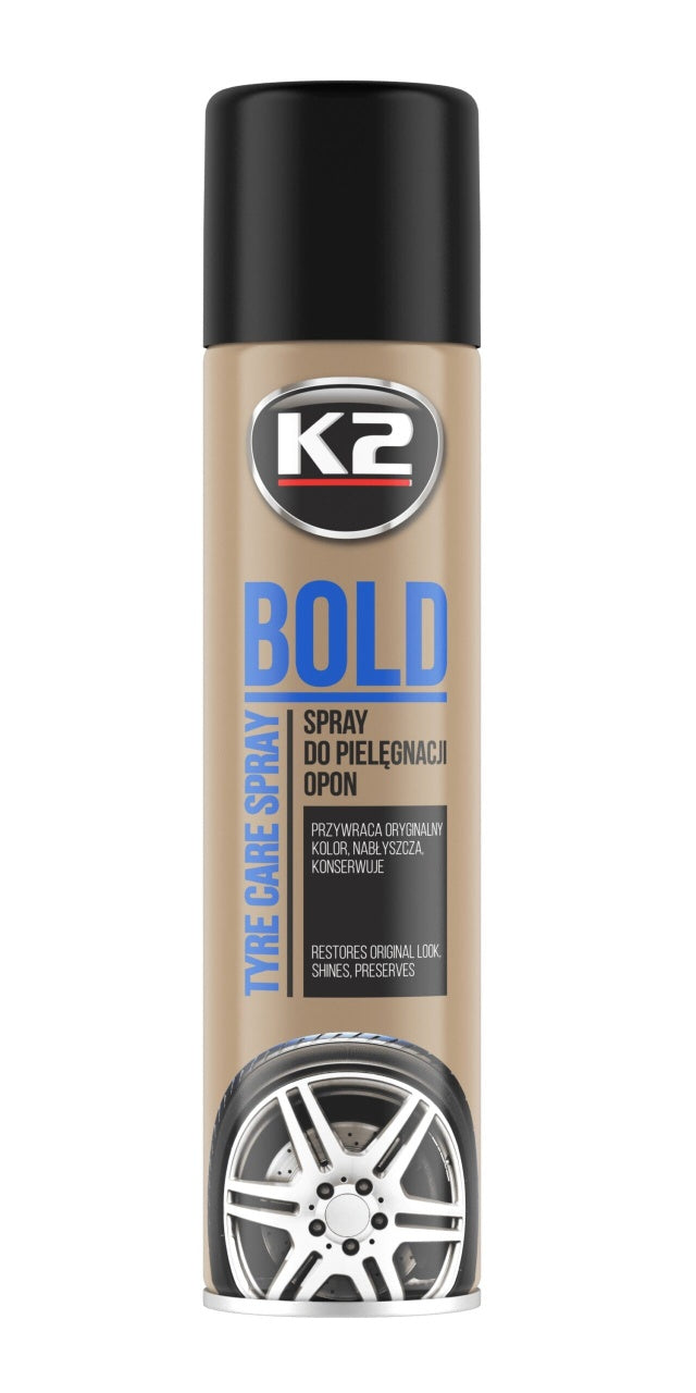 Spray Curatare si Lustruit Anvelope K2 Bold 600 ML